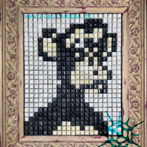 Mon(k)ey Business, mixed technique, 56x65